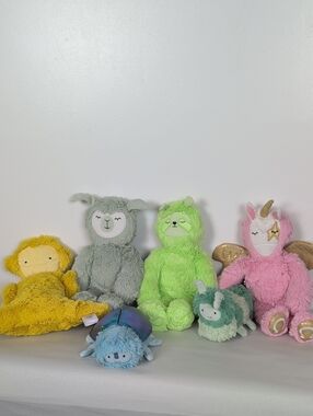 Lot of 6 Slumberkins Soft and Cozy Plushies